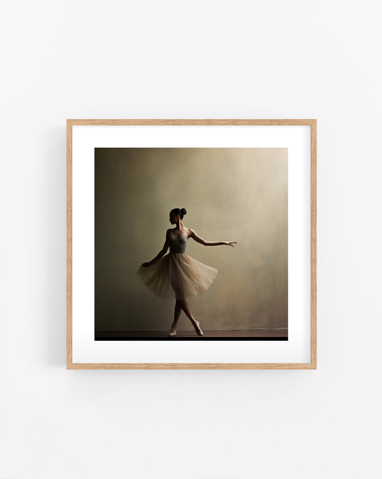 Beige Ballerina plakat