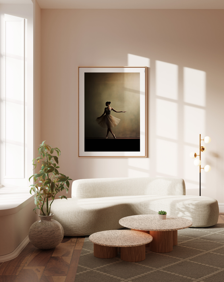 Beige Ballerina poster