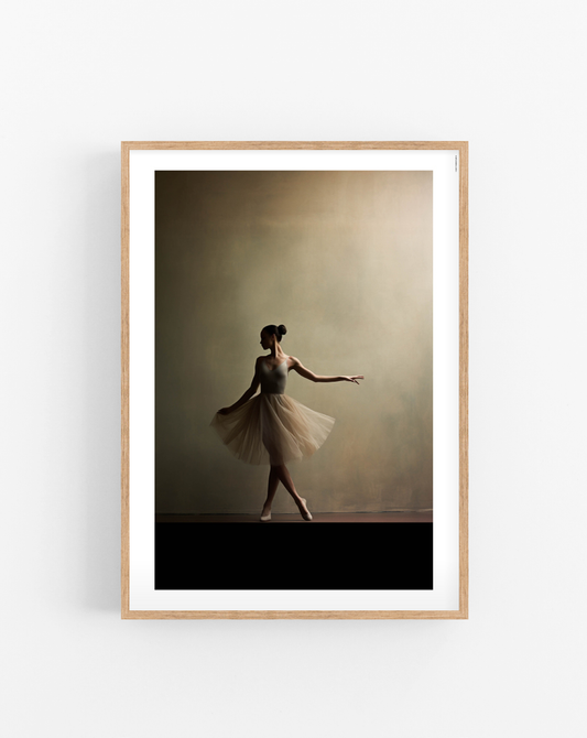 Beige Ballerina poster