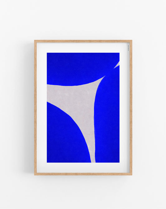 Blue Shapes plakat