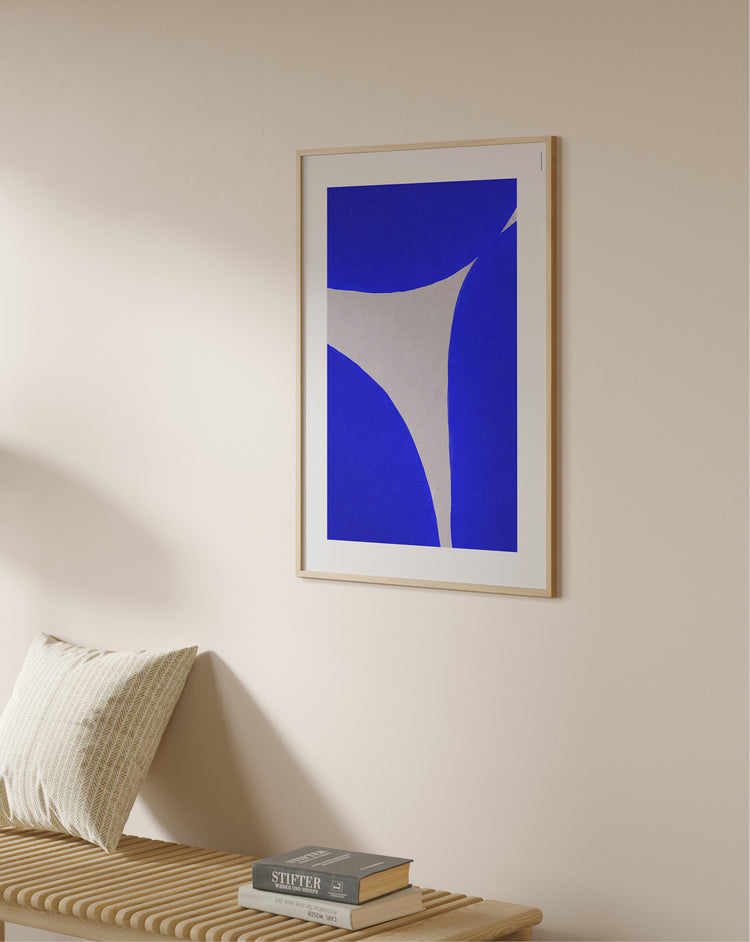 Blue Shapes plakat