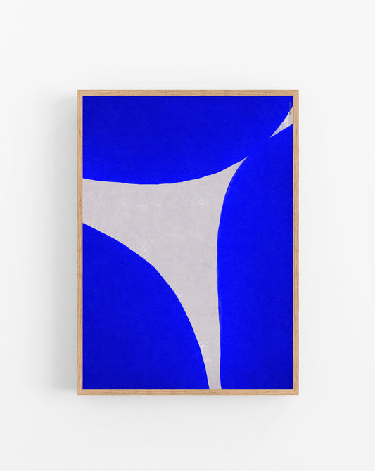 Blue Shapes plakat