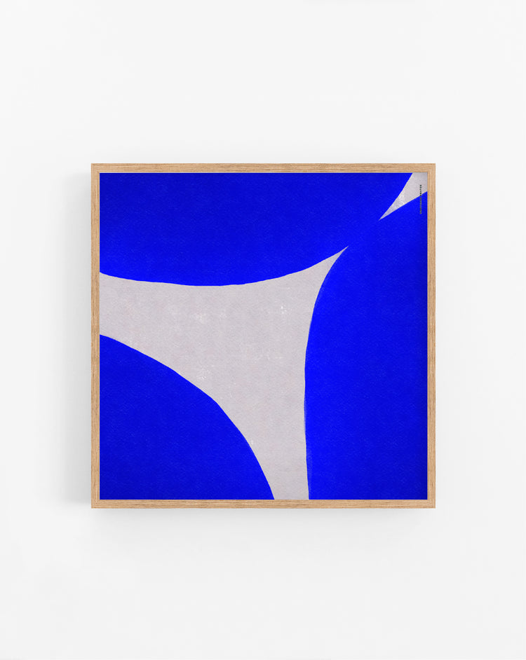 Blue Shapes plakat