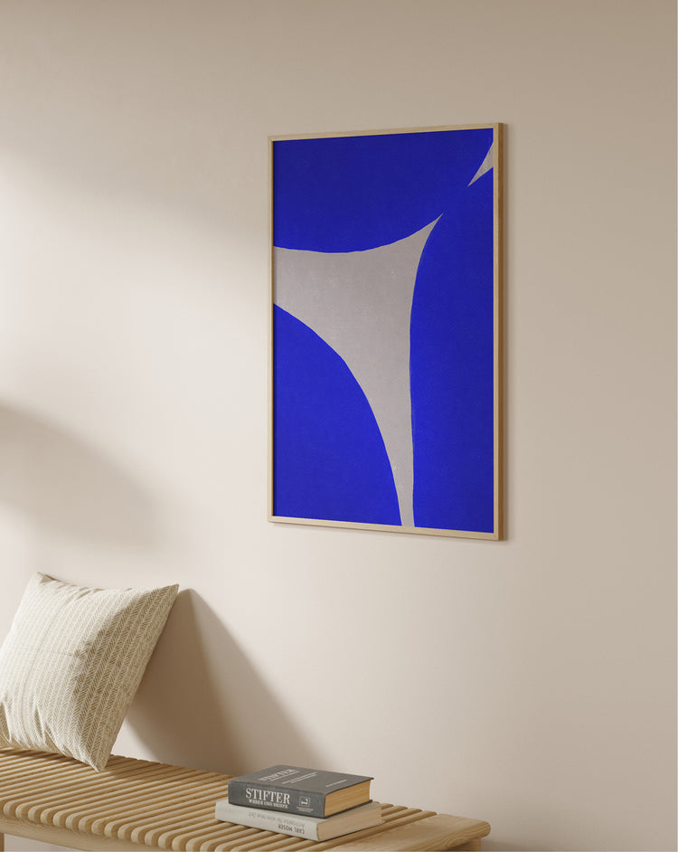 Blue Shapes poster