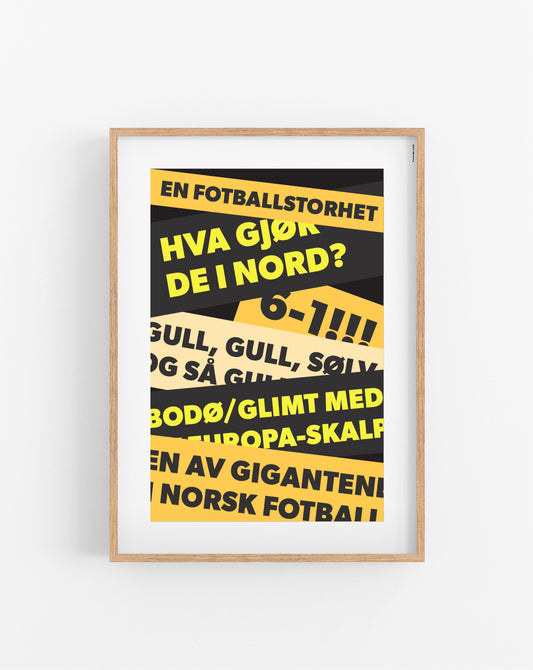 Bodø/Glimt Headlines plakat