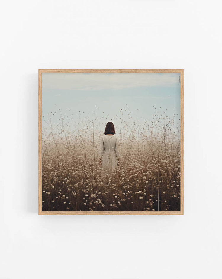 Dusty Flower Field poster