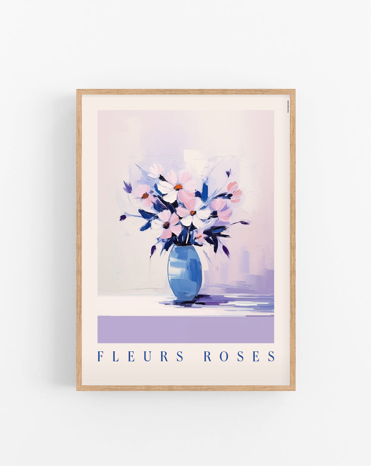 Fleurs Roses plakat