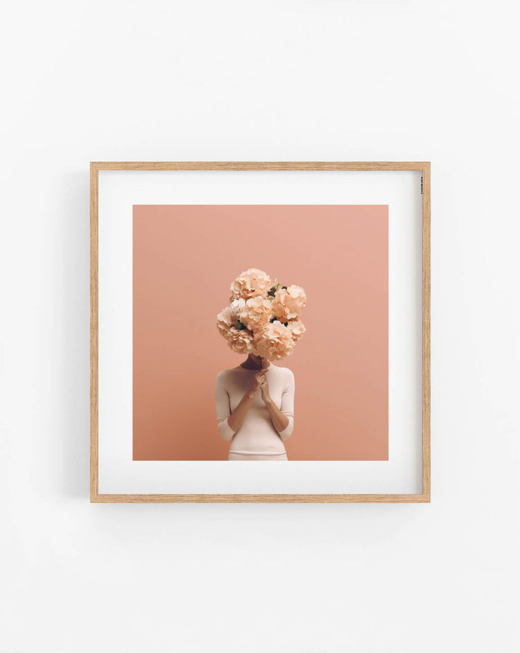 Pink Flowergirl poster