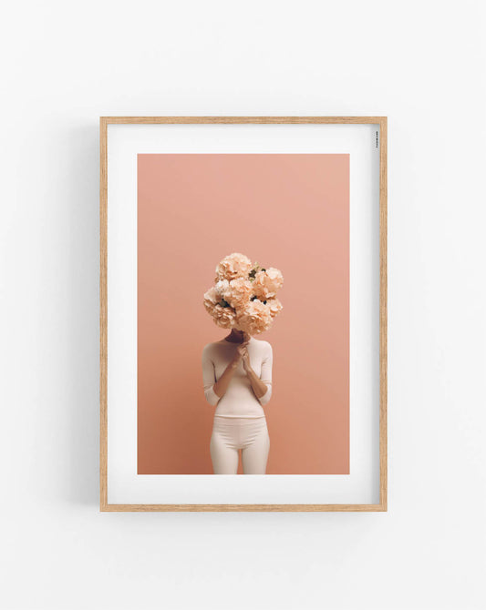 Pink Flowergirl poster