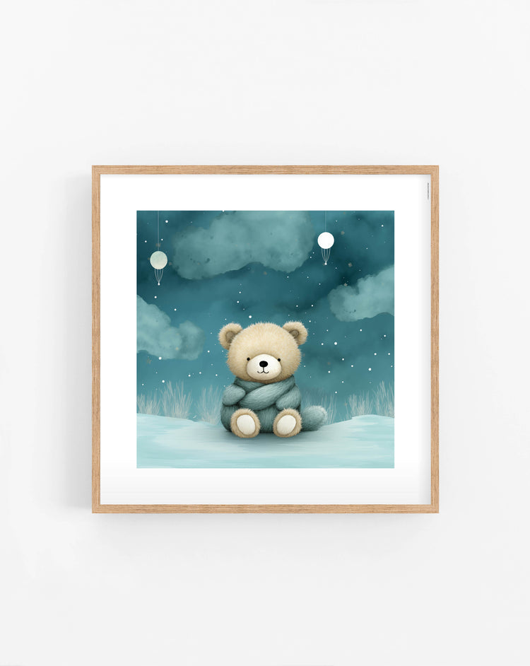 Winter Teddy plakat