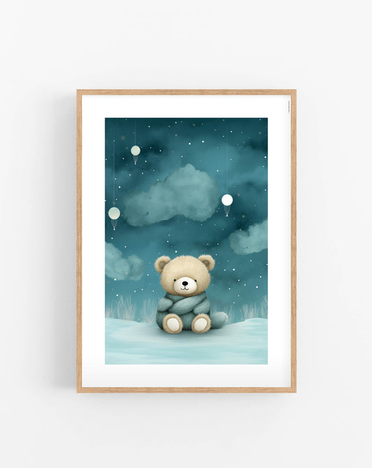 Winter Teddy plakat