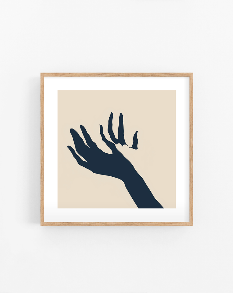 Cobalt Hands poster