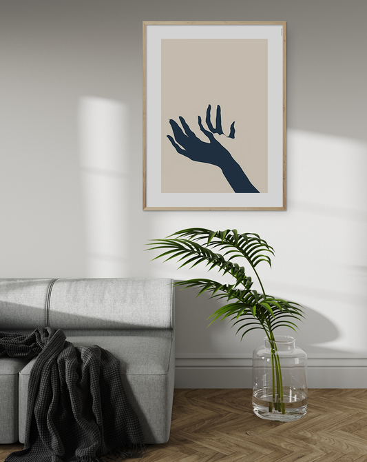 Cobalt Hands poster