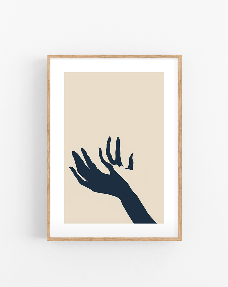 Cobalt Hands poster