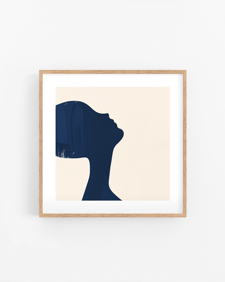 Cobalt Silhouette poster