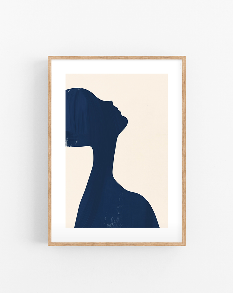 Cobalt Silhouette poster