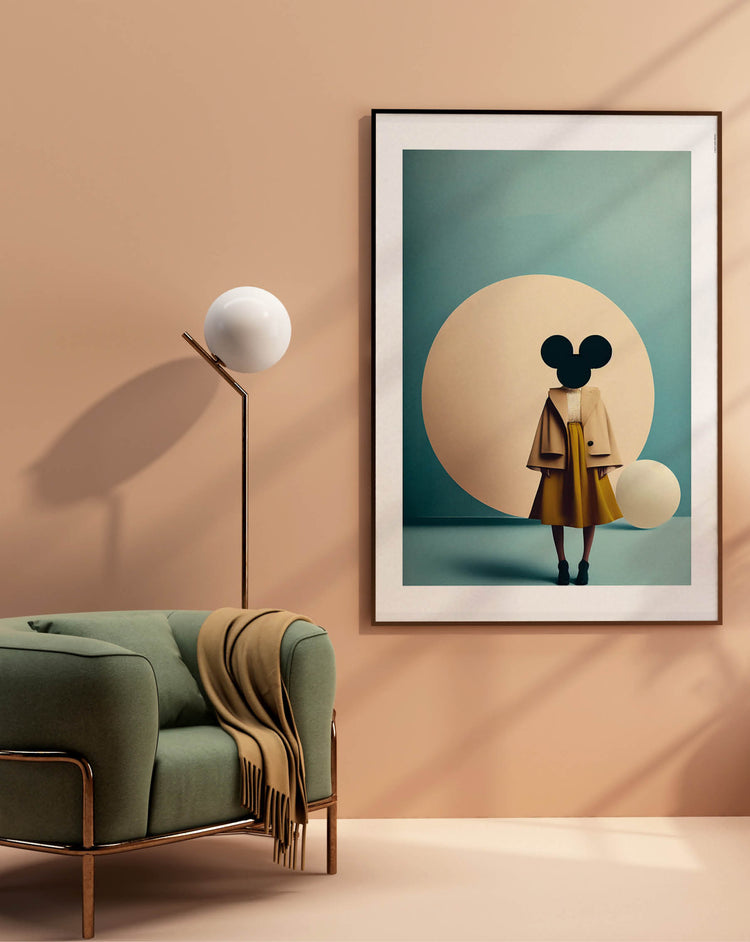 Miss Mouse Circles poster