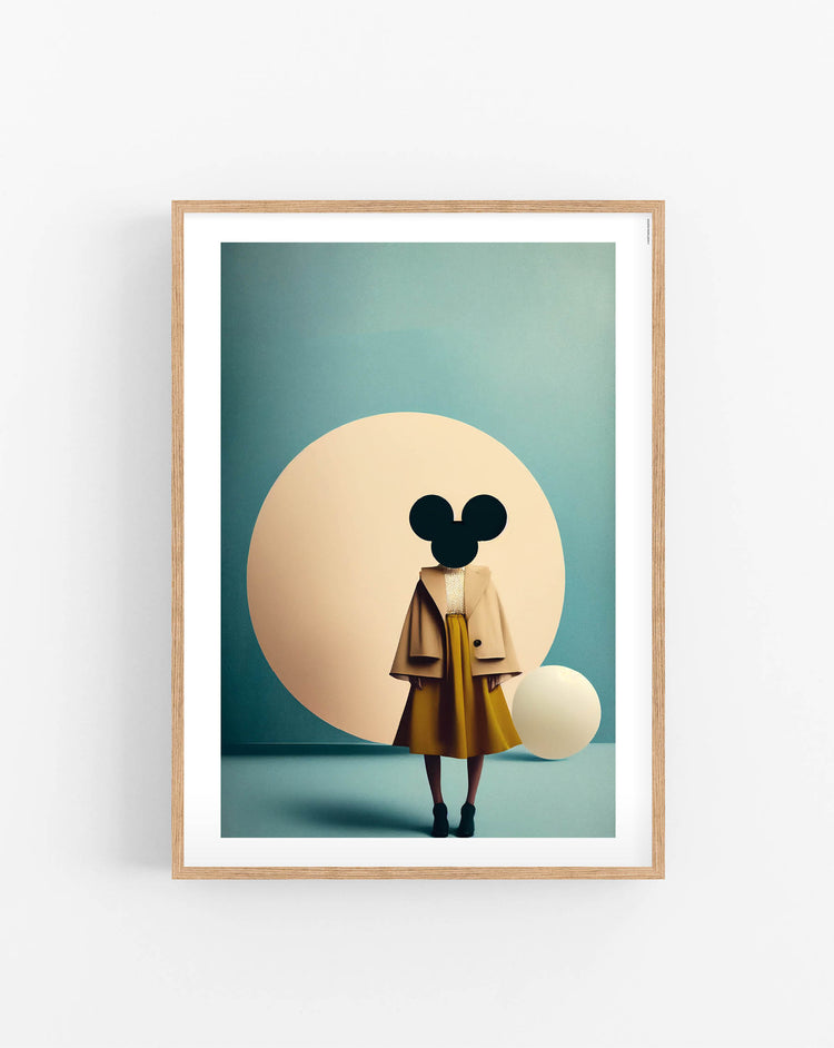 Miss Mouse Circles poster