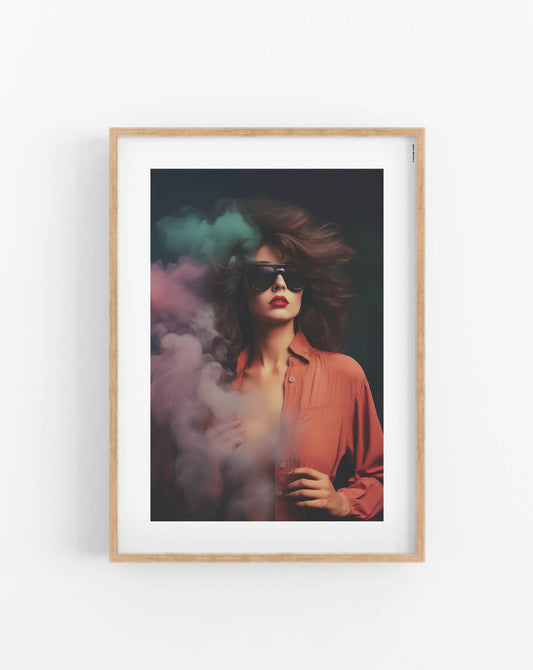 Shades in Pink Smoke poster