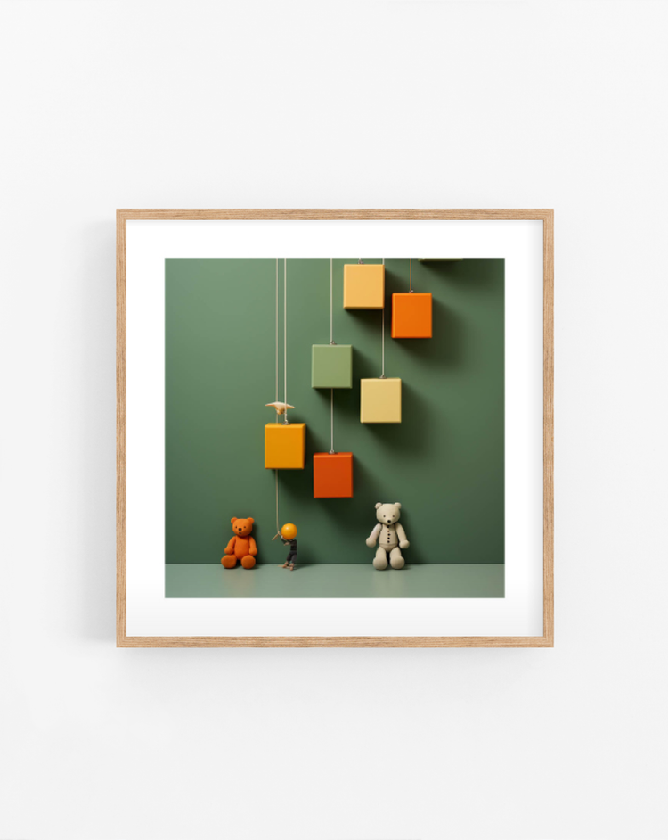 Teddy Squares poster