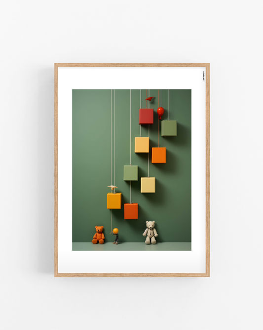 Teddy Squares plakat