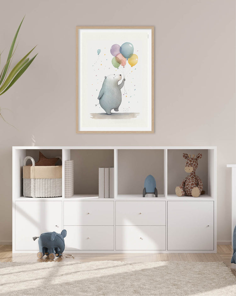 Balloon Bear plakat