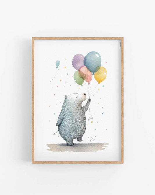 Balloon Bear poster