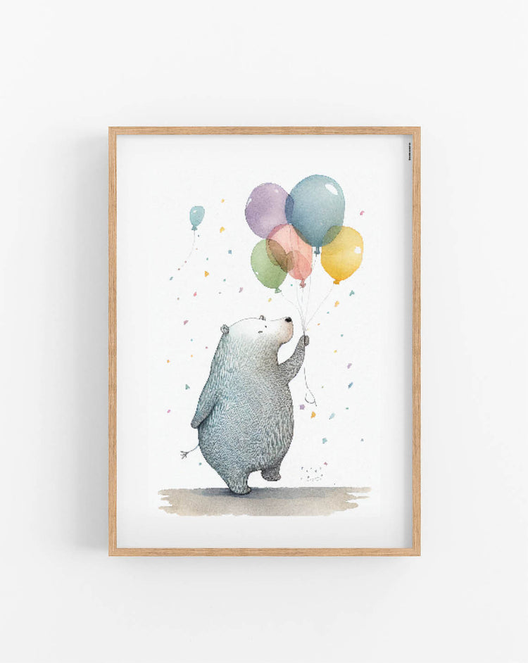 Balloon Bear plakat