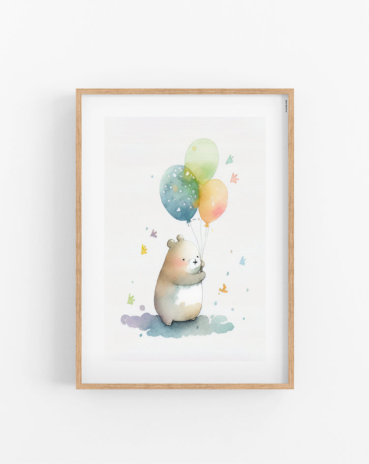 Balloon Chipmunk plakat