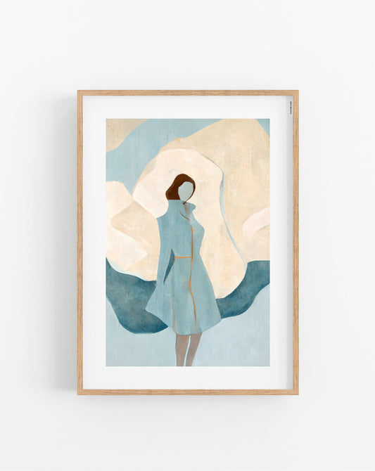 Girl in Blue poster