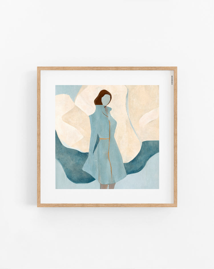 Girl in Blue poster