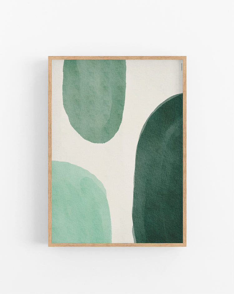 Green Shapes poster