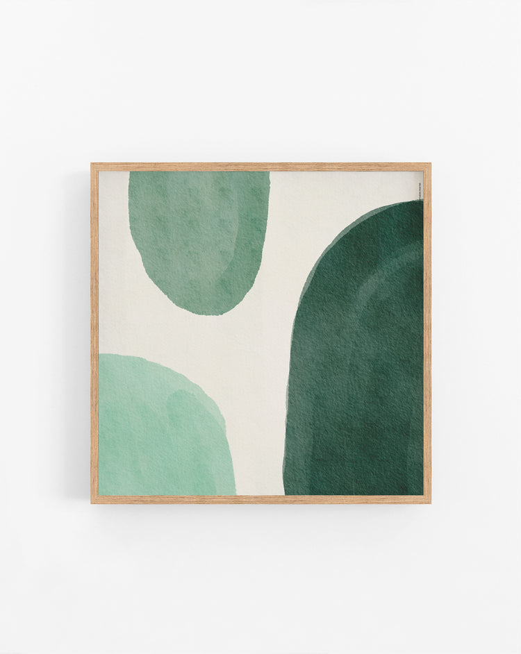 Green Shapes plakat