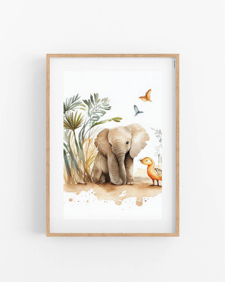 Jungle Elephant poster