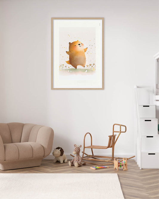 Happy Chipmunk poster