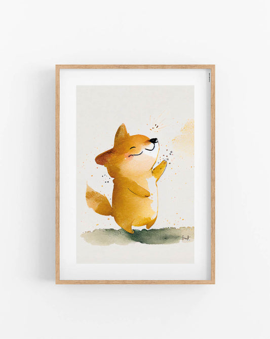 Happy Fox plakat