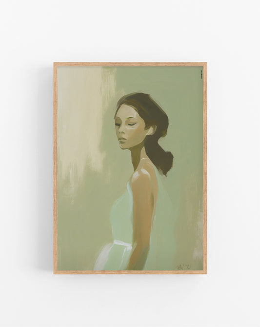 White dress plakat