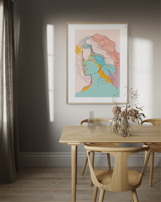 Pastel Hair poster